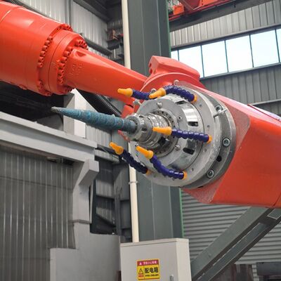 Máquina de corte de pedra de robô CNC de 6 eixos com comando interpolado e fuso BT40 para escultura em larga escala de 3100 mm