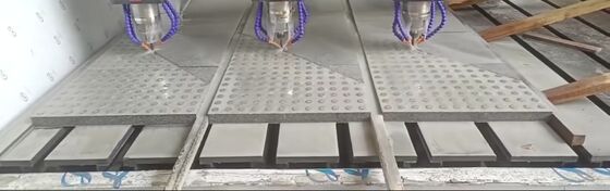 Máquina de escultura em pedra CNC com precisão de 0,02 mm, velocidade do ar de 15 m/min e alimentação elétrica para pedra de pavimentação tátil