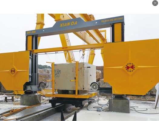 Xianda BWT-3500-21 PLC Máquina de Serra de Arame Diamante Pesada