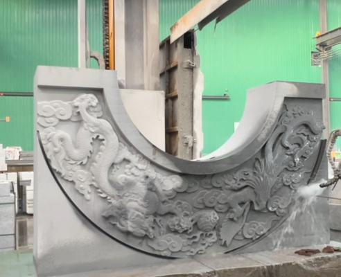 Máquina CNC de serragem de fio de diamante com ligação de quatro eixos para 3000x2000x1500mm de tamanho de processamento máximo, certificada CE e ISO9001
