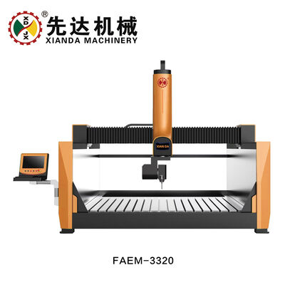 Roteador CNC inteligente de 5 eixos FAEM-3320 Máquina de gravura de estátuas de pedra 3D