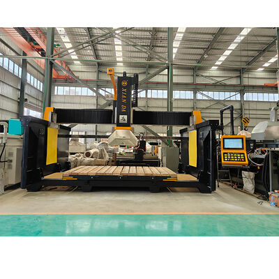 Máquina de Corte de Ponte CNC de 5 Eixos Promove Serra de Granito e Mármore de Alta Precisão 900 com Rotação de 360°