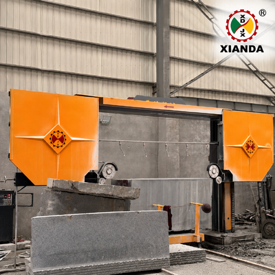 XIANDA Máquina de Serra de Arame Mono Diamante para Corte de Chapas de Pedra