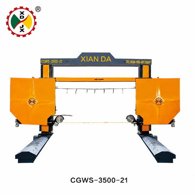 CNC Control GANTRY Máquina móvel de corte de pedra de serra de fio de diamante com certificado CE para o mercado europeu
