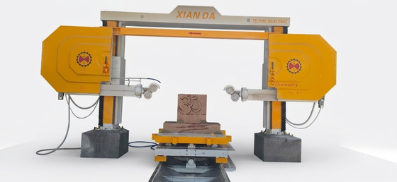 Discovery 4 Máquina de Serra de Arame Diamante CNC com 360° Servo-driven Worktable e 20-40 M/S velocidade de corte para corte de pedra de precisão