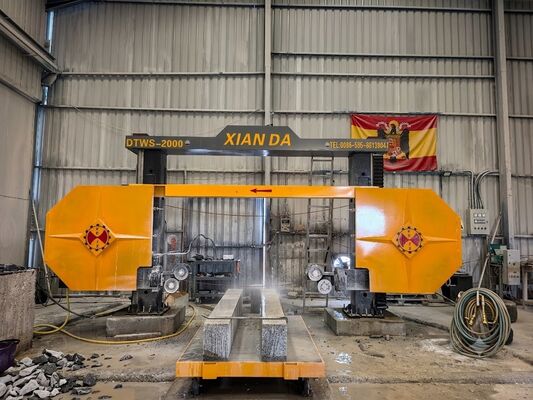 DTWS-2000SA Máquina CNC de Serra de Arame Diamante com Alta Precisão de Corte e Rotação de 360° para Profilagem de Pedra