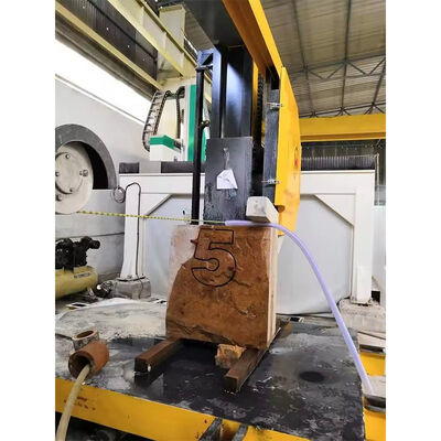 Máquina de serra de fio diamantado CNC de 5 eixos de alta precisão para perfilamento de pedra complexo e escultura 3D