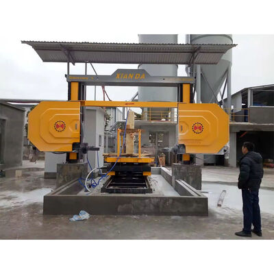 Máquina automática de serra de fio de diamante CNC de 5 eixos para corte e modelagem de blocos de mármore de granito