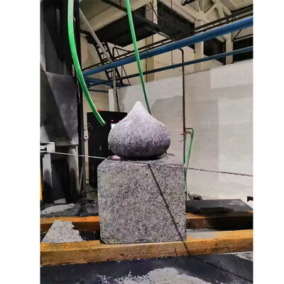 Máquina automática de serra de fio de diamante CNC de 5 eixos para corte e modelagem de blocos de mármore de granito