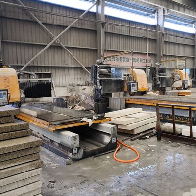 Máquina de perfis de linha de pedra PLC para corte de linha de forma especial de granito de mármore