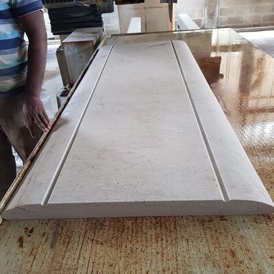 Máquina de perfis de linha de pedra PLC para corte de linha de forma especial de granito de mármore