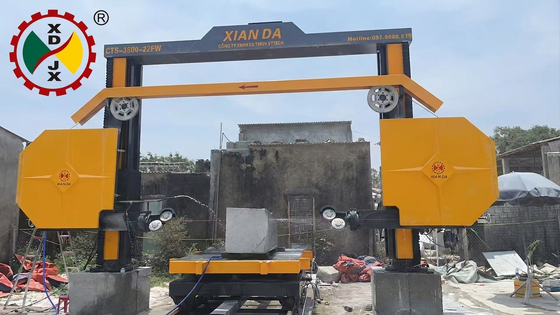 Ferramenta de corte de precisão com fio diamantado, peso bruto 10500kg, construída para desempenho em projetos de corte de pedra e concreto