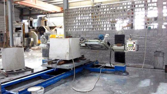 Máquina de corte circular conveniente da pedra da laje do CNC para o processamento de mármore do granito