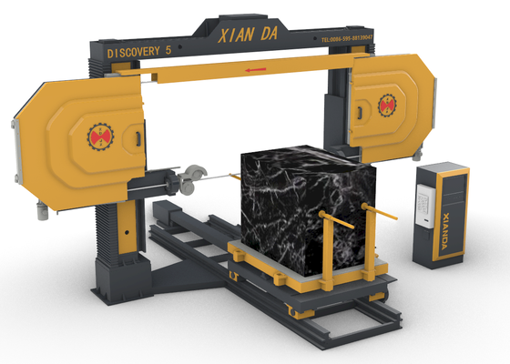 Máquina de Corte a Fio Diamantado CNC de 5 Eixos com Motor Principal de 11kw para Processamento de Formas 3D em Mármore e Granito