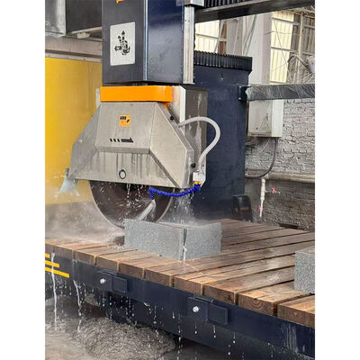 Máquina de serra de ponte CNC de precisão de 5 eixos para projetos de corte de mármore e decoração de pedra em Portugal