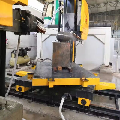 Máquina industrial de serra de fio de diamante CNC de 5 eixos para processamento de pedra arquitetônica e monumento