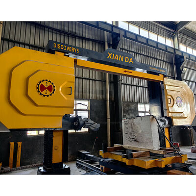 Xianda DISCOVERY 5 5 Axis CNC Diamond Wire Saw Machine para corte de escultura de perfil de pedra 3D