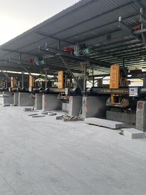 Máquina de Corte e Fresagem Linear Tipo Ponte CNC para Mármore e Granito