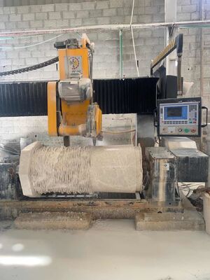 PLC/CNC Controle duas máquinas de corte de baluster para granito de mármore