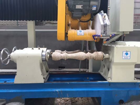 PLC/CNC Controle duas máquinas de corte de baluster para granito de mármore