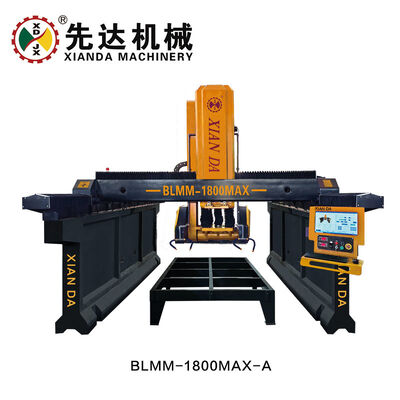 XIANDA BLMM‐1800MAX‐A/B Máquina de moagem de linha de corte de pedra de ponte CNC de dois eixos para perfis de pedra de mármore de granito de forma especial