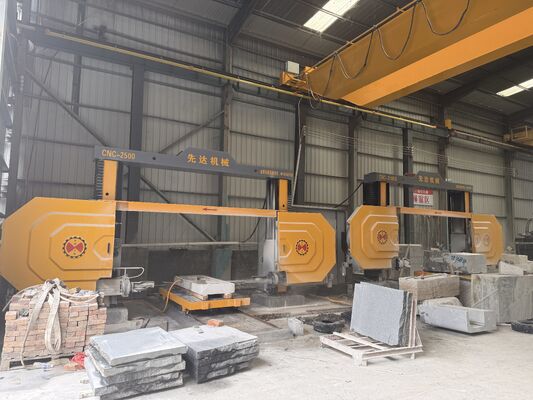 Máquina de Serra de Fio Diamantado CNC de Quatro Eixos com Tamanho Máximo de Processamento de 2500*3000*1500mm e Redutor de Alta Precisão & Servomotor