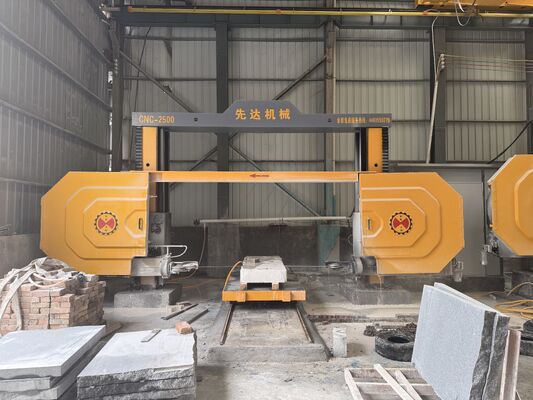 Máquina de Serra de Fio Diamantado CNC de Quatro Eixos com Tamanho Máximo de Processamento de 2500*3000*1500mm e Redutor de Alta Precisão & Servomotor