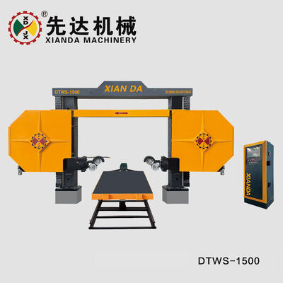 XIANDA DTWS-1500 DTWS-2000 4 eixos CNC Máquina de Serra de Arame Diamante Tombstone Stone Profiling Machine Cutting para Granite Marble Forma Especial