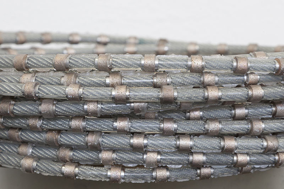 Granito que perfila a pedra 8.8mm de Diamond Wire Saw Rope Cutting das ferramentas