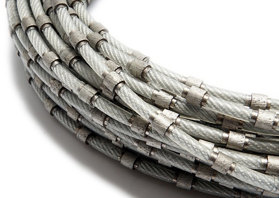 Cortando o reforço da pedra 8.8mm Diamond Wire Cutting Rope Plastic