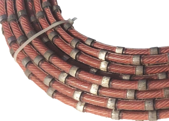Cortando a pedra 8.8mm Diamond Wire Cutting Rope Marble que perfila 20-30m/s
