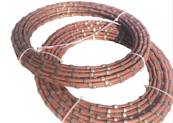 Cortando a pedra 8.8mm Diamond Wire Cutting Rope Marble que perfila 20-30m/s