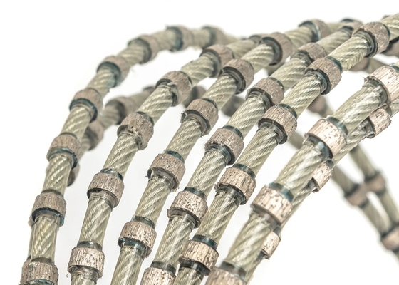 O molho do bloco do granito utiliza ferramentas Diamond Wire Saw Rope Diamond que o cabo viu 11mm