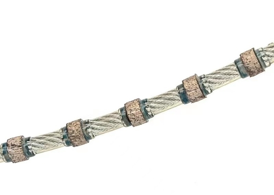 O molho do bloco do granito utiliza ferramentas Diamond Wire Saw Rope Diamond que o cabo viu 11mm