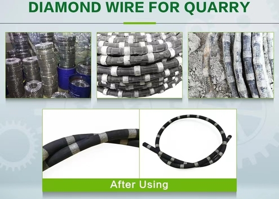 Pedra de mármore Diamond Wire Saw Machine 380V da pedreira do granito