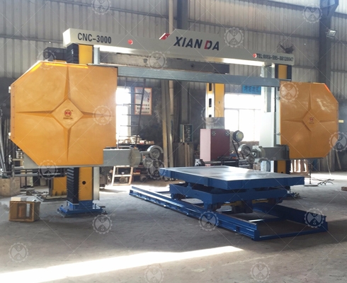 Máquina de corte 11kw de Diamond Wire Saw Stone Profiling
