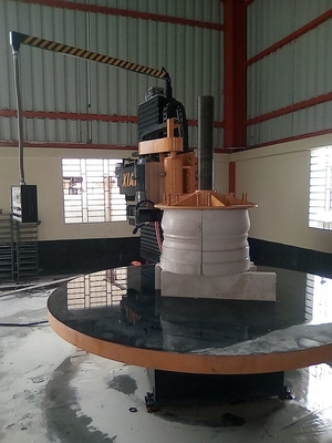 base do tampão da coluna da máquina de corte da pedra de 2500mm que perfila a máquina