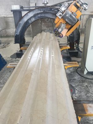 Máquina automática 450mm 1400mm de Roman Pillar Slot Column Cutting