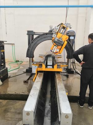 Máquina de processamento automática 7.5kw de Roman Pillar Slot Stone Cutting