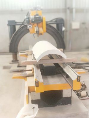 Máquina de processamento automática 7.5kw de Roman Pillar Slot Stone Cutting