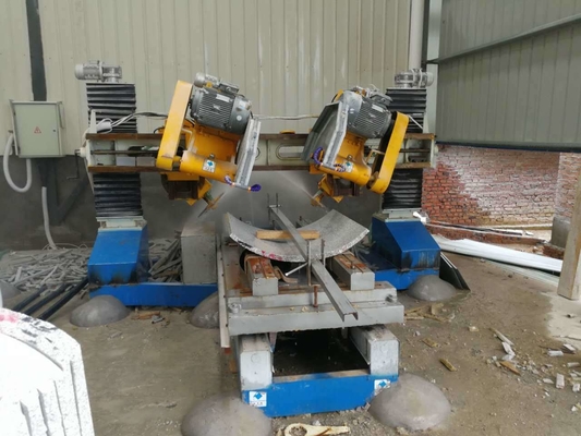 Máquina do aparamento da laje da coluna da máquina de corte da borda da pedra de quatro lâminas