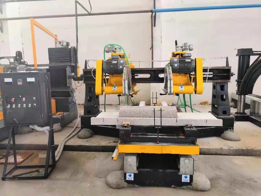 Máquina de corte automática da borda da pedra de quatro fatias para a laje 1500mm da coluna