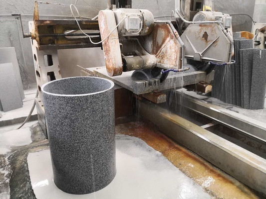 Máquina de corte automática da borda da pedra de quatro fatias para a laje 1500mm da coluna