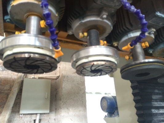 Máquina de polonês circular da laje da pedra do PLC para processar a coluna oca