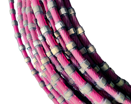 O molho de mármore do bloco utiliza ferramentas a linha velocidade 20-30m/s de Diamond Wire Saw Rope 11mm