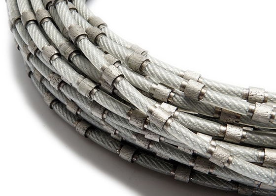 Granito que perfila a pedra 8.8mm de Diamond Wire Saw Rope Cutting das ferramentas