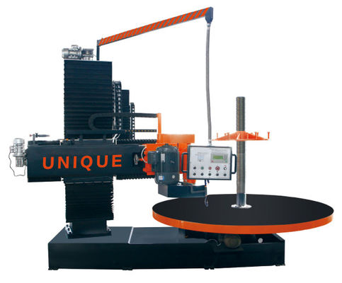 Base de pedra do tampão da coluna do CNC da máquina do corte por blocos do granito que perfila a máquina