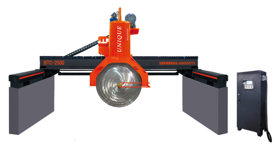 Máquina de corte Multiblade hidráulica da ponte para blocos do granito